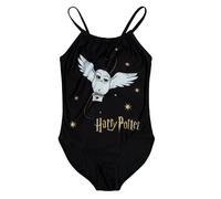 Harry Potter - Bañador para niña con tirantes ajustables, Negro , 146