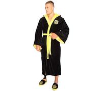 Harry Potter Bata Albornoz Negro Hufflepuff House Hombre
