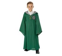 Harry Potter - Bata de Disfraz Quidditch Diseño Slytherin para Niños/Niñas