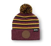 Harry Potter Beanie Gryffindor - Gorro con pompón a rayas, multicolor, multicolor, M/talla única