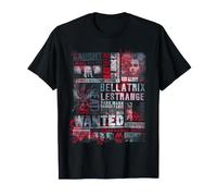 Harry Potter Bellatrix Lestrange Word Art Camiseta