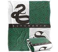 Harry Potter Blanket, 152 x 127 cm Harry Potter House Pride Slytherin Silky Touch Super Soft Throw Blanket