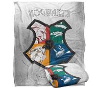 Harry Potter Blanket, 152 x 127 cm Harry Potter Intricate Hogwarts Logo Silky Touch Super Soft Throw Blanket