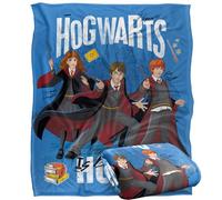 Harry Potter Blanket, 152 x 127 cm Hogwarts is My Home Silky Touch Super Soft Throw Blanket
