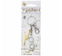 HARRY POTTER Blitz und Brille Mujer Llavero Colgante Standard, Aleación de Zinc,