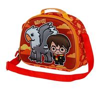 Harry Potter, Bolsa Portamerienda 3D, 25.5 x 20 cm, Naranja Buckbeak