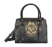 Harry Potter Hogwarts Crest Premium - Bolso de mano a cuadros, Black, One Size