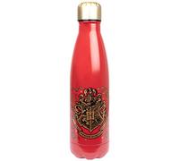 Harry Potter - Botella de agua de acero inoxidable, botella de agua sin BPA, regalo de Gryffindor, botella de agua, botella de agua de metal, 750 ml, color rojo