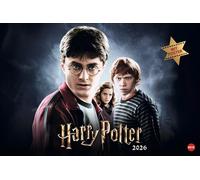 Harry Potter Broschur XL Kalender 2026: Wandkalender mit fesselnden Filmszenen aus den Harry Potter-Filmen. Broschürenkalender 2026 mit Poster zum Heraustrennen.