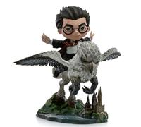 Harry Potter + Buckbeak (Fierobecco) Figura Minico IRON STUDIOS