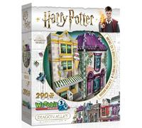 Harry Potter Callejón Diagon Madam Malkin Y Florean Fortescue Helado 3D Puzzle