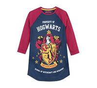 Harry Potter Camisón Niña | Camisones Manga Larga Gryffindor | Pijama Hogwarts para Ninos