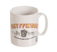 Harry Potter Ceramic Mug with Gryffindor Team Logo and Hogwart (Importación USA)