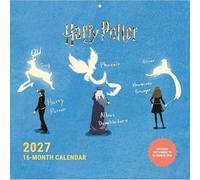 HARRY POTTER (CLASSIC) 2027: Wandkalender 30x30 cm (30x60 cm geöffnet) mit Notizkalendarium und Hogwarts-Motiven aus den Filmen
