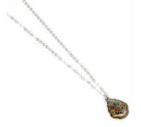 Harry Potter - Colgante y collar chapado en plata Hogwarts