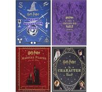 Harry Potter Collection Jody Revenson - Juego de 4 libros (The Artifact Vault, The Creature Vault, The Character Vault, Magical Places from the Films)