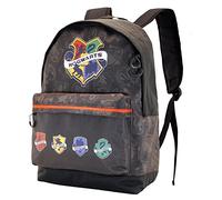Harry Potter College-Mochila HS FAN, Gris, 30 x 43 cm, Capacidad 22 L