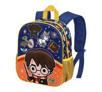 Harry Potter Crest-Mochila 3D Pequeña, Naranja, 26 x 31 cm, Capacidad 8.5 L