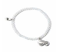 Harry Potter Crystal Bracelet with Sterling Silver Golden Snit (Importación USA)