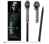 Harry Potter Death Eater Wand Pluma And Bookmark - Lápiz Mortifagos & Marcador