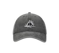 Harry Potter Deathly Hallows - Gorra ajustable para adultos, color gris carbón, gris, Taille unique