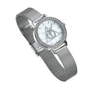 HARRY POTTER Deathly Hallows Mujer Relojes Plateado, En Plata de Primera Ley,