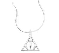 Harry Potter Deathly Hallows Unisex Collar Standard Plata De Ley