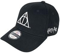 Harry Potter Deathly Hallows Hombre Gorra Negro 100% algodón