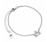 Harry Potter Deathly Hallows Unisex Pulsera Plateado En plata de primera ley