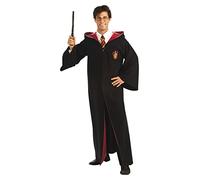 Harry Potter Deluxe Robe - Disfraz, talla M | Perfecto para Halloween, día del libro o cosplay, incluye una bata con capucha con cierre frontal seguro para un fácil uso