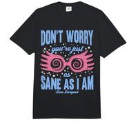 Harry Potter Don't Worry You'Re Just as Sane as I Am Comfort Colors Adult Heavyweight T-Shirt