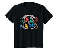 Harry Potter Doodle Hogwarts Emblem Camiseta