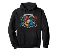 Harry Potter Doodle Hogwarts Emblem Sudadera con Capucha