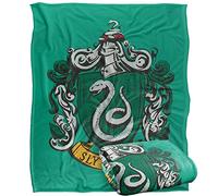 Harry Potter Drawn Slytherin Crest Manta súper Suave con Tacto Sedoso - 152 x 127 cm