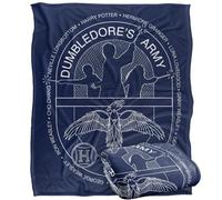 Harry Potter Dumbledore's Verde Militar Circle Line Art Manta súper Suave con Tacto Sedoso - 152 x 127 cm