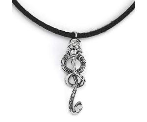 Harry Potter Dunkles Mal Unisex Choker Plateado Plata De Ley