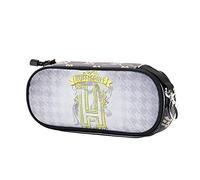Harry Potter Emblem Hufflepuff-Estuche Portatodo Pencil, Gris, 21 x 10 cm