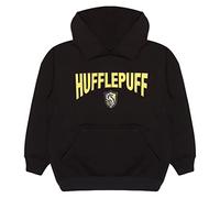 Harry Potter Escudo de Hufflepuff Niños Sudadera con Capucha Negro 128