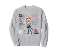 Harry Potter Everything That is Luna Lovegood Sudadera, Unisex para Adultos, Gris Jaspeado, XXL