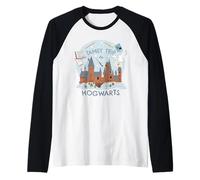 Harry Potter Family Trip To Hogwarts Camiseta Manga Raglan