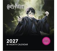 HARRY POTTER (FASHION) 2027: Wandkalender 30x30 cm (30x60 cm geöffnet) mit Notizkalendarium und magischen Fashion-Artworks zu den Filmen