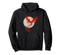 Harry Potter Fawkes Phoenix Rising with The Moon Sudadera con Capucha