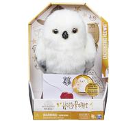 Wizarding World HARRY POTTER- -LECHUZA HARRY POTTER INTERACTIVA- Peluche Hedwig Interactivo "Enchanting Hedwig" -más de 15 Sonidos y Movimientos y Sobre de Hogwarts -6061829- Juguetes Niños 5 Años +