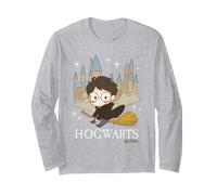 Harry Potter Flying to Hogwarts Manga Larga