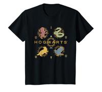 Harry Potter Gold Spark Hogwarts Emblem Camiseta