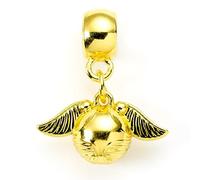 Harry Potter Golden Snitch Slider Charm Unisex Amuleto Dorado Aleación de Zinc