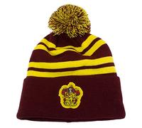 Harry Potter Gorra de Gorrita Pom-House Gryffindor de un tamaño, Multicolor, Talla única Unisex y Adulto, Multicolor, Talla única