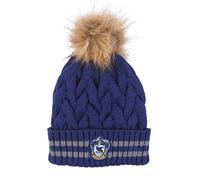 Harry Potter Gorro, Gorro Invierno para Niños Adolescentes y Adultos, Gorro Hogwarts, Gorro Pom Pom Ravenclaw, Accesorios de Invierno | Azul