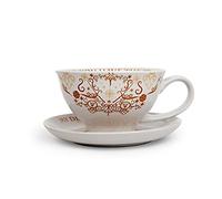 Harry Potter Grim - Juego de 12 onzas de cerámica y té (12 unas) | Official Wizarding World Collectible | Hogwarts-Themed Magical Tea Party Gift Set | Place Setting For 1