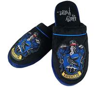 Harry Potter Groovy Uk Ravenclaw - Pantuflas para hombre, talla 8/10, color negro y azul